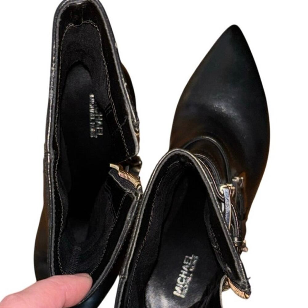 Michael Kors Leather “Lori” Buckle Boots- 8.5M - Picture 7 of 10